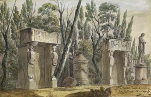 Parque de Veletri de Hubert Robert